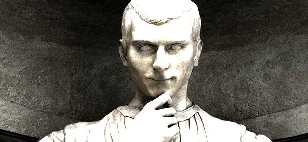 Estátua de Maquiavel.