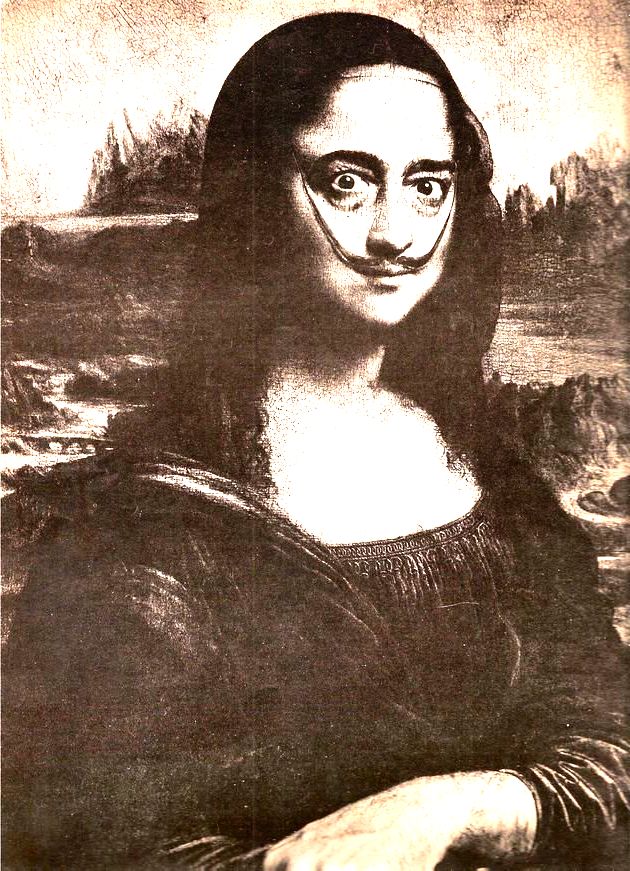 Salvador Dali, Auto-retrato como Mona Lisa (1954)