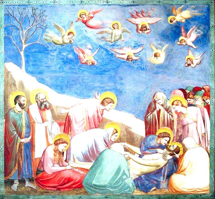 Quadro A Lamentação de Cristo, de Giotto