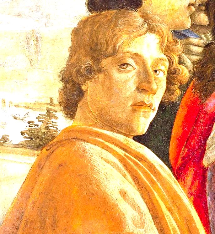 Autorretrato de Sandro Botticelli.