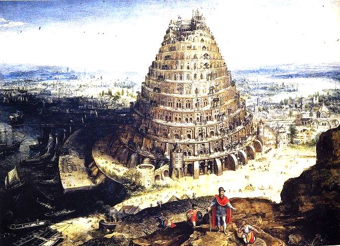 Tower of Babel Lucas van Valckenborch 1594
