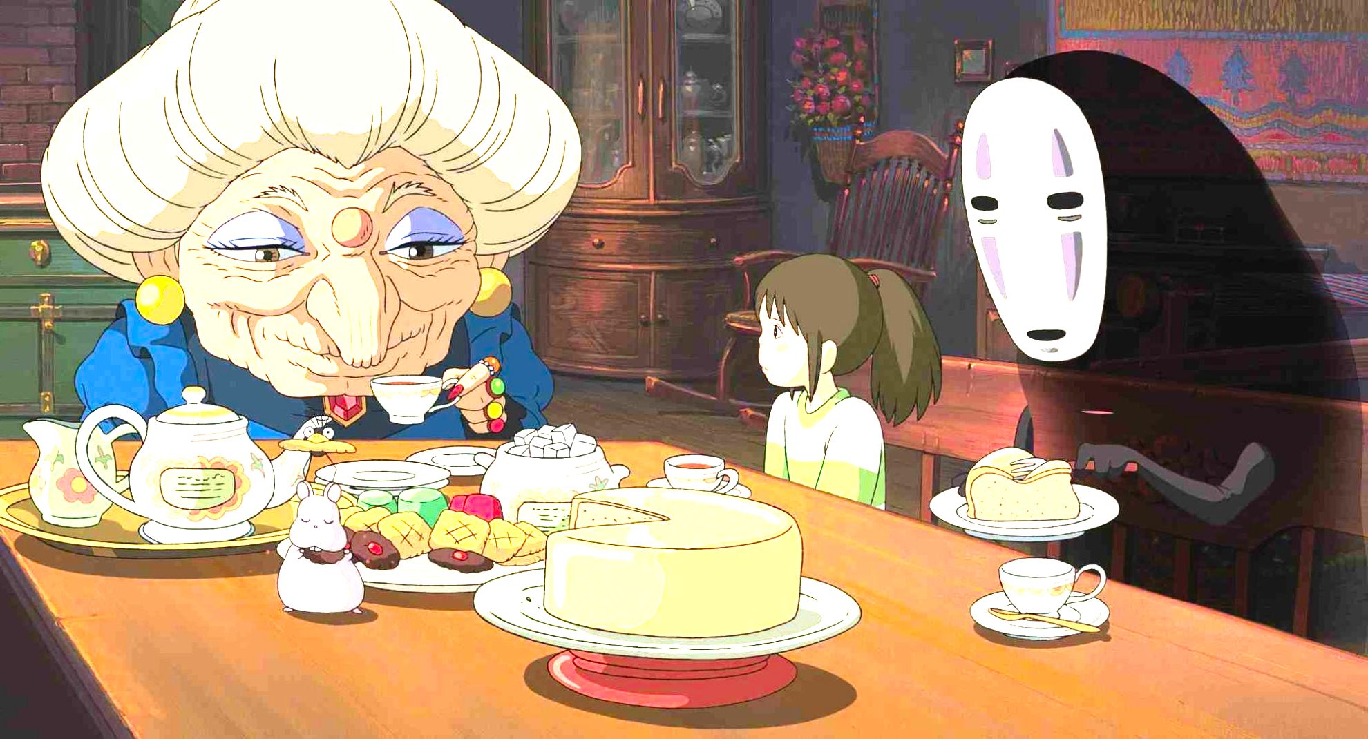 Cena da animação A viagem de Chihiro