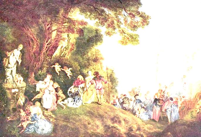 Peregrinação à ilha de Cythera, de Antoine Watteau