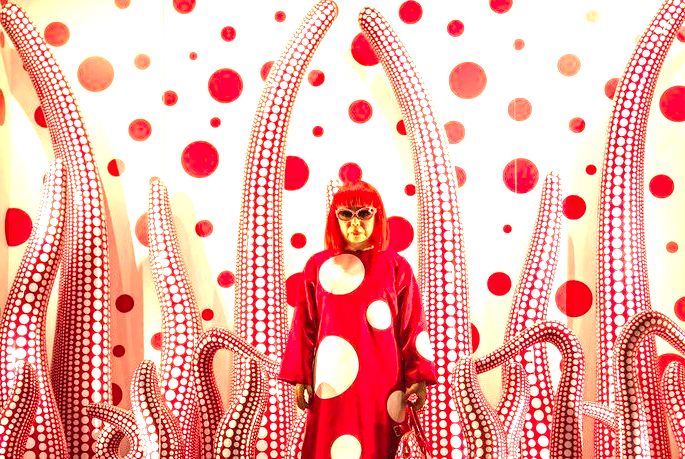 Yayoi Kusama arte contemporânea