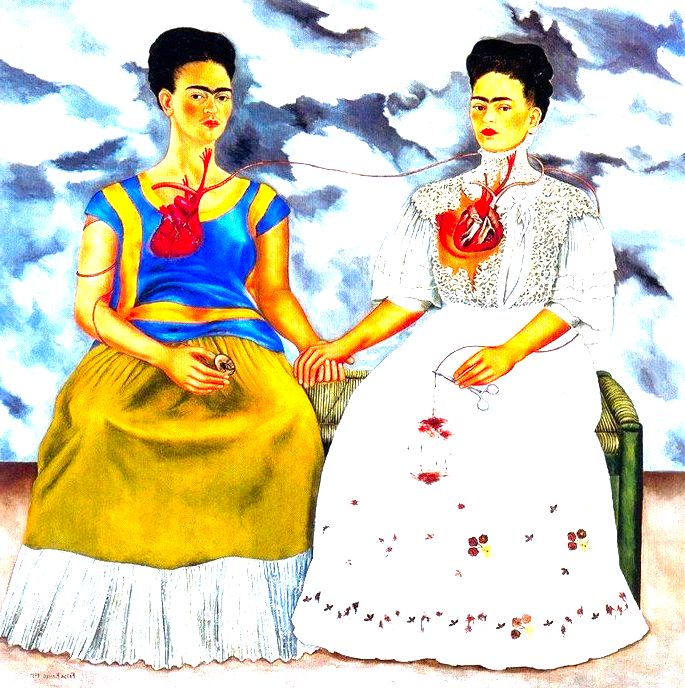 As duas Fridas, de Frida Kahlo