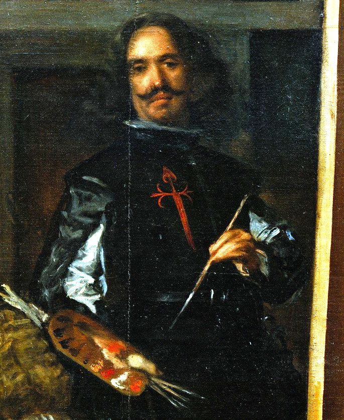 Autorretrato de Velázquez inserido no quadro As Meninas.