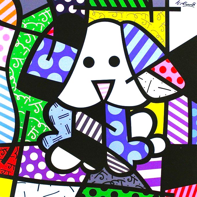 cachorro romero britto