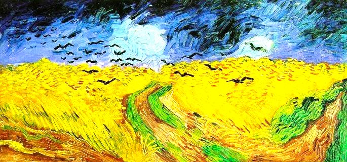 Campo de trigo com corvos (1890)