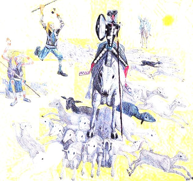 Cândido Portinari, Dom Quixote atacando um rebanho de ovelhas