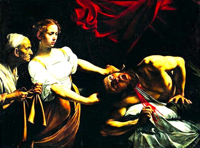 Quadro Judite e Holofernes.