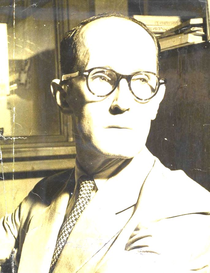 Retrato de Carlos Drummond de Andrade.