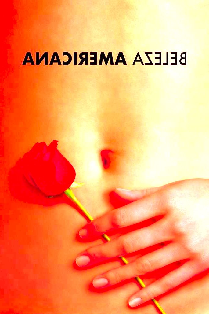 Umbigo feminino e mão pousada logo abaixo, segurando uma rosa vermelha