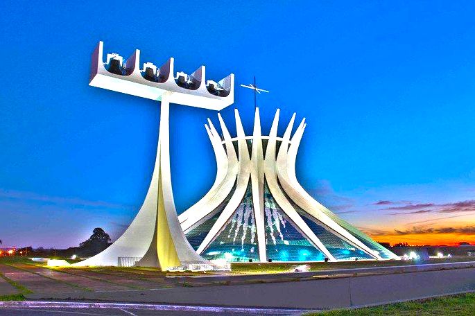 catedral de Brasília, de Niemeyer