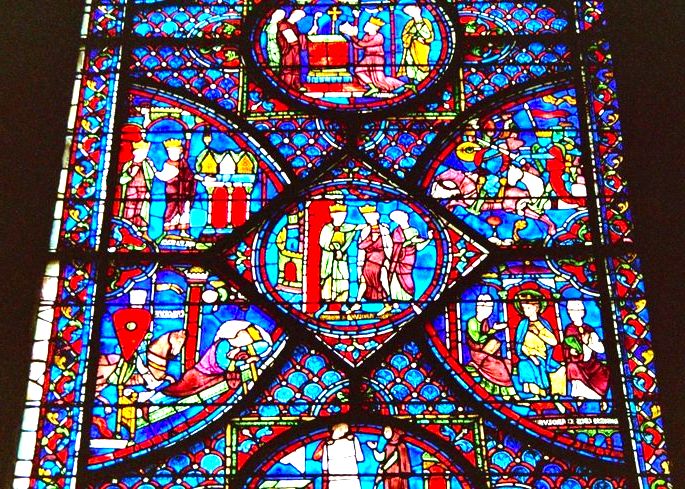Vitral Cathedral Chartres