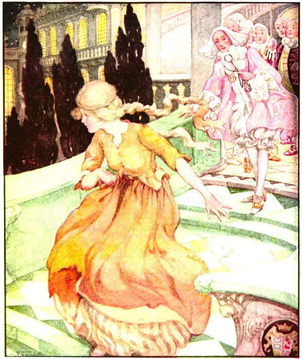 Quadro Cinderella, de Anne Anderson (1874-1930).