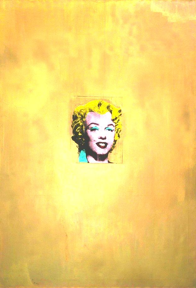 Gold Marilyn Monroe