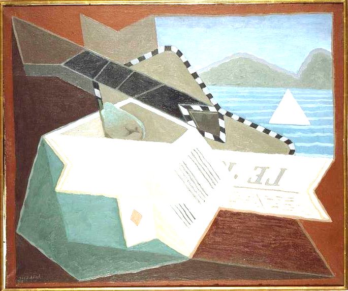 Guitarra diante do mar, de Juan Gris (1925)