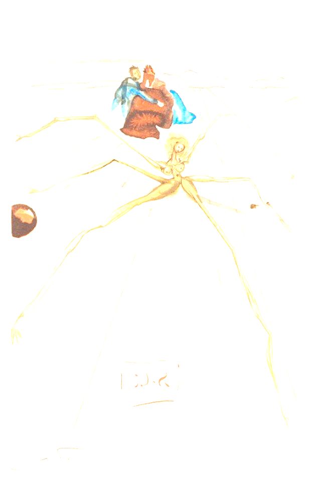 Salvador Dalí, Purgatório, “Arachne”.