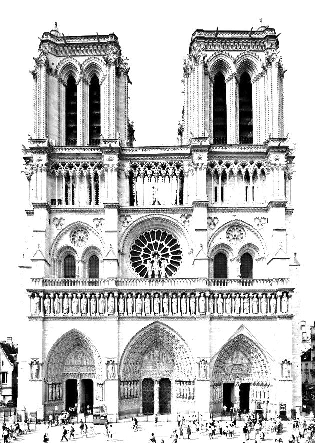 Fachada da Catedral de Notre Dame