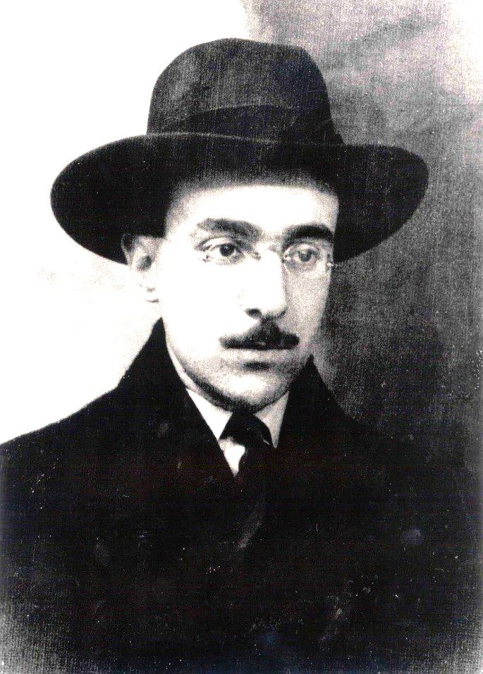 Retrato de Fernando Pessoa.