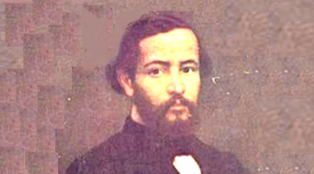 Gonçalves Dias, um dos principais nomes da primeira fase do romantismo no Brasil.