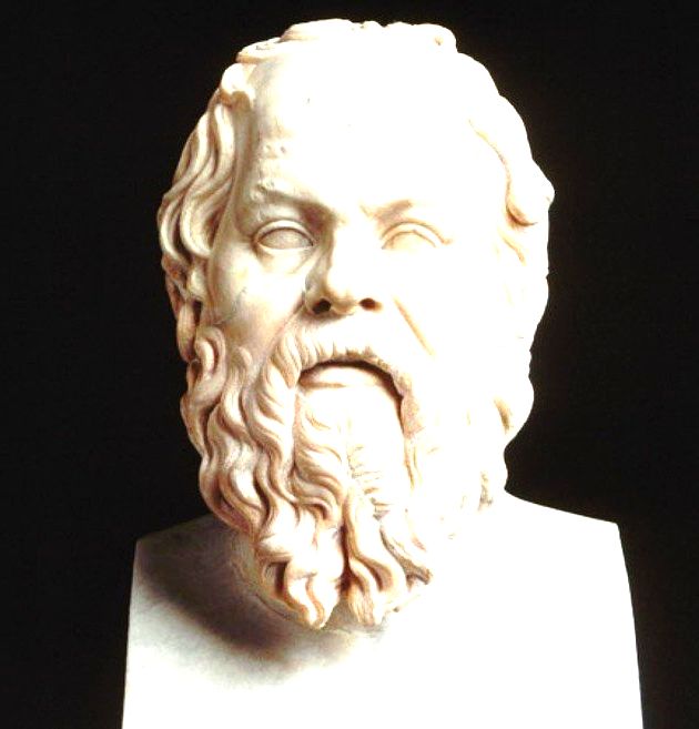 Busto de Sócrates.