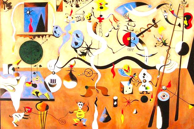 Joan Miró – Harlequin’s Carnival, 1924. Albright-Knox Art Gallery