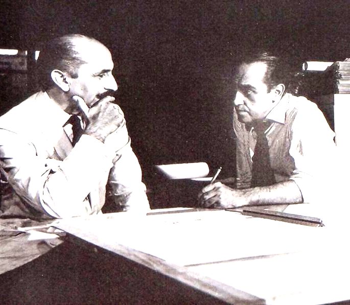 Oscar Niemeyer e Lucio Costa