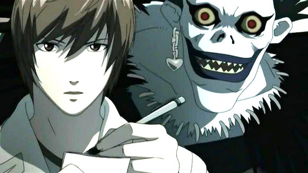 Light e Ryuk.