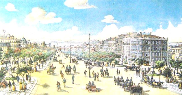 Lisboa no século XIX.