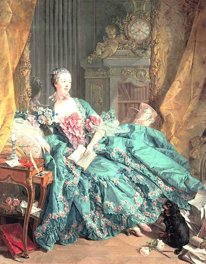 François Boucher: Marquesa de Pompadour, 1756