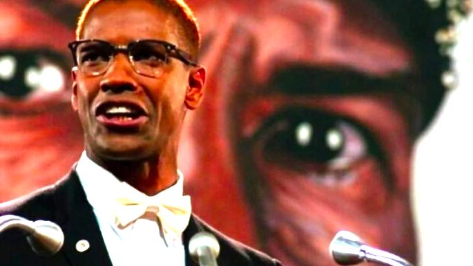 Frame do filme Malcolm X