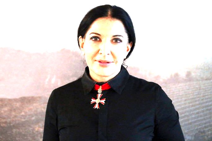 Retrato de Marina Abramović em 2010.