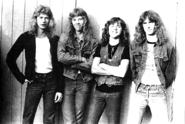 Metallica em 1983.