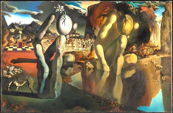 Metamorfose de Narciso, pintado por Salvador Dalí