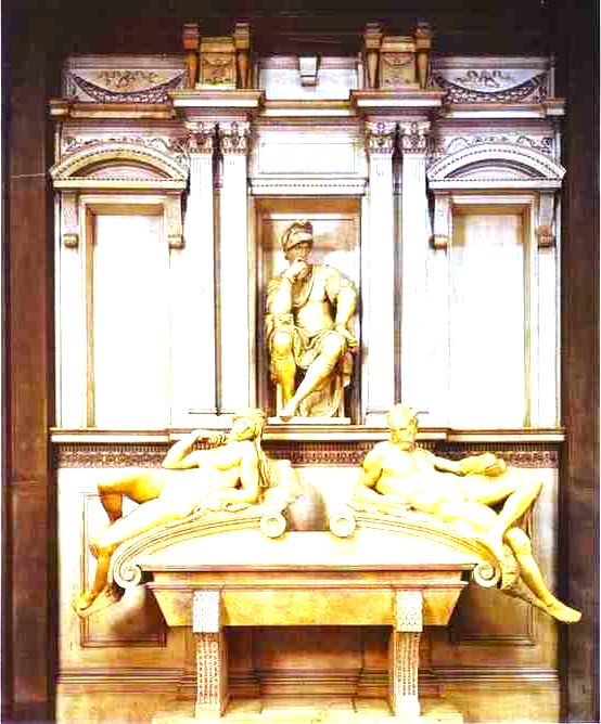 Túmulo de Lorenzo de' Medici - 630 x 420 cm - Capela Medici, Basílica de San Lorenzo, Florença