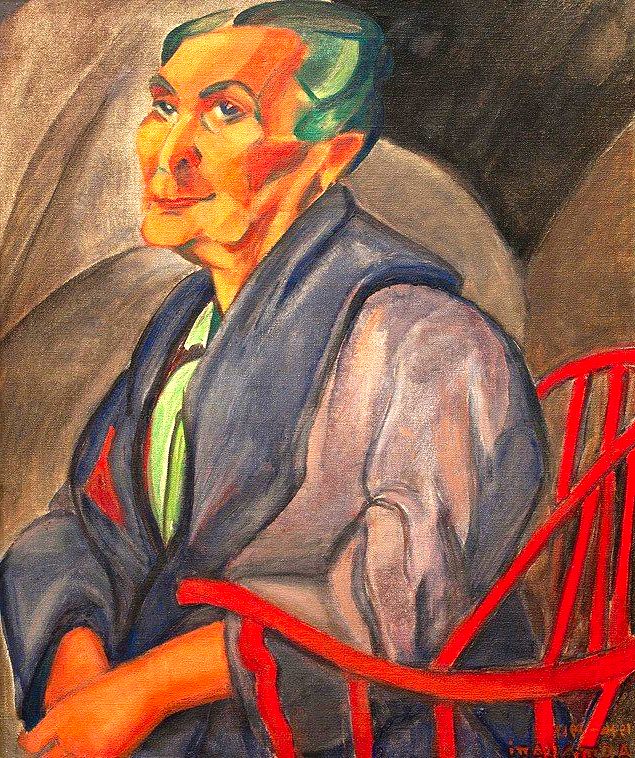 A mulher de cabelos verdes, de 1915, de Anita Malfatti
