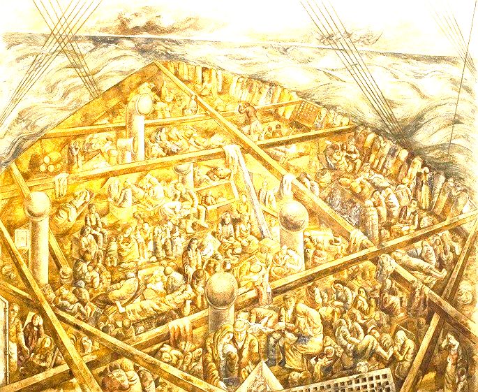 Obra Navio de Emigrantes, de Lasar Segall