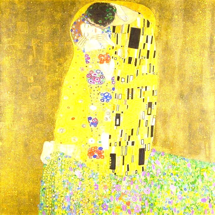 O beijo, de Klimt