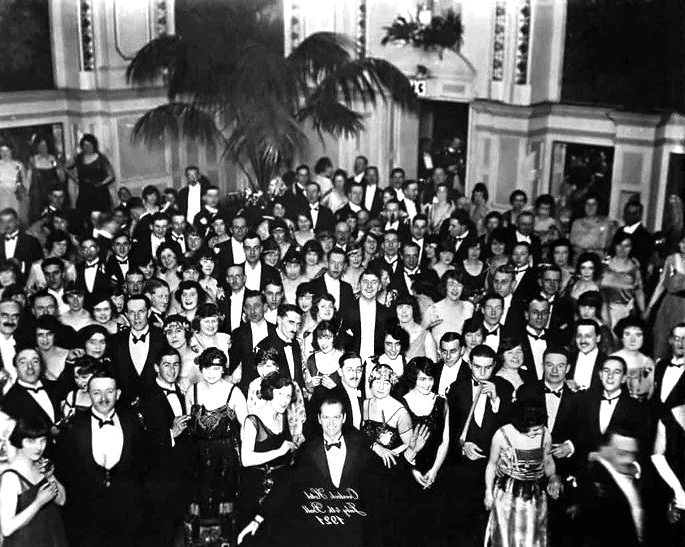 o iluminado foto final em preto e branco com Jack Torrence em 1921