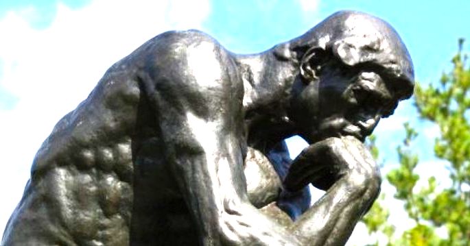 O pensador escultura de Rodin