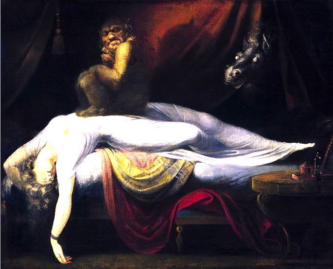 O pesadelo (1781), tela de Henry Fuseli