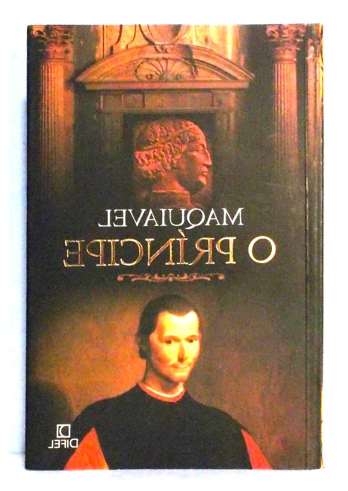 Capa do livro O Príncipe, de Nicolau Maquiavel.