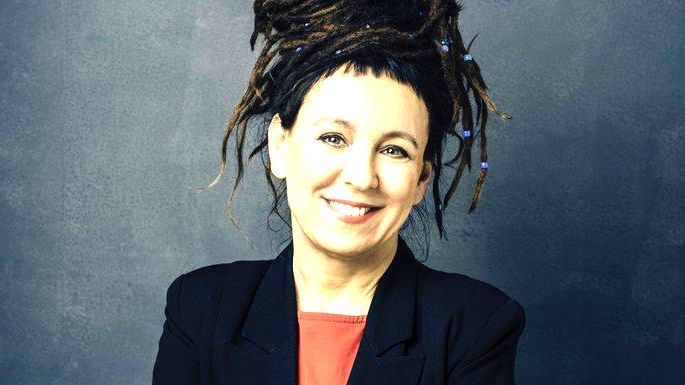 Retrato de Olga Tokarczuk.