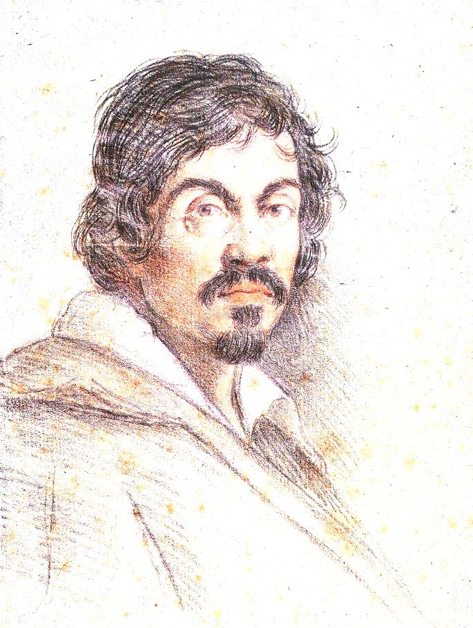 Retrato de Caravaggio por Ottavio Leoni.