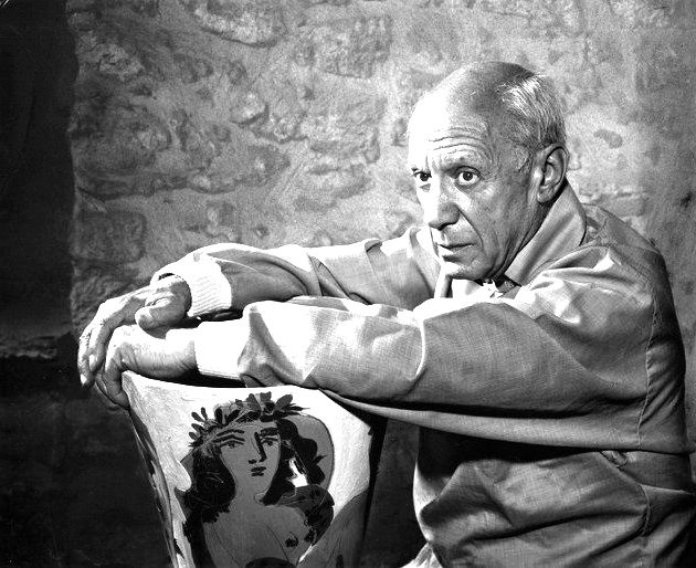Retrato de Pablo Picasso.