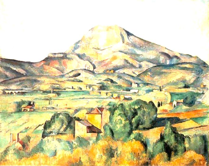 paul cézanne mont sainte-victoire seen from bellevue