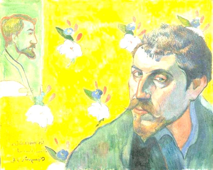 Auto-retrato de Paul Gauguin.