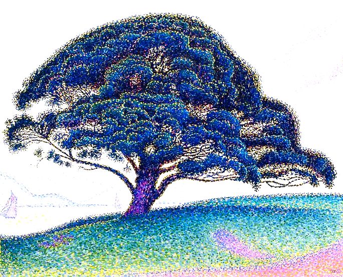 The Bonaventure Pine (1893), de Paul Signac