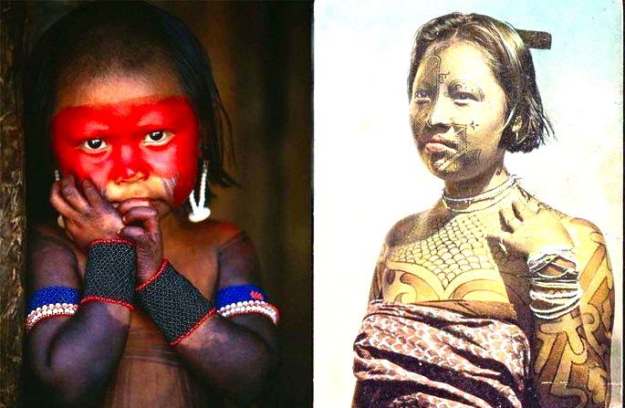 pintura corporal indígena